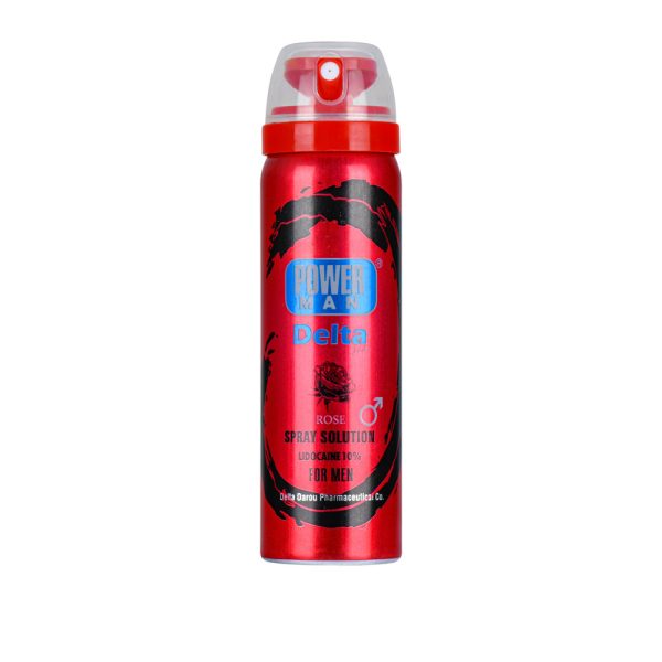 اسپری تاخیری پاورمن با رایحه رز حجم 60 میلPower Man Delta - Rose Delay Spray 60 ml