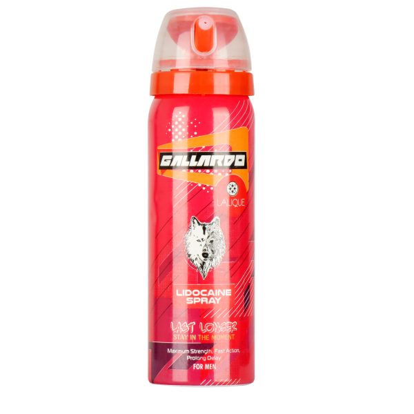 اسپری تاخیری گالاردو مدل Lalique حجم 65 میلGallardo - Lalique Lidocaine Spray 65ml