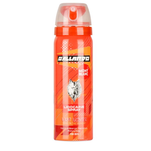 اسپری تاخیری گالاردو مدل Mont Blanc حجم 65 میلGallardo - Mont Blanc Lidocaine Spray 65ml