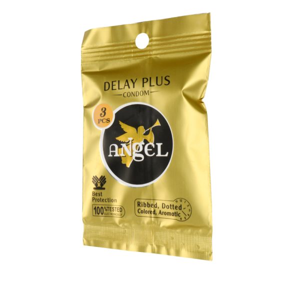 کاندوم انجل مدل Delay Plus بسته 3 عددیAngel - Delay Plus condoms 3pcs