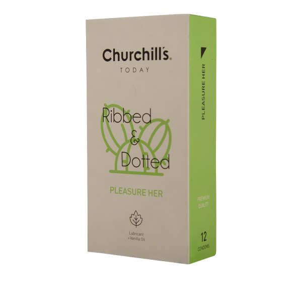 کاندوم خاردار و شیار دار چرچیلز مدل Pleasure Her