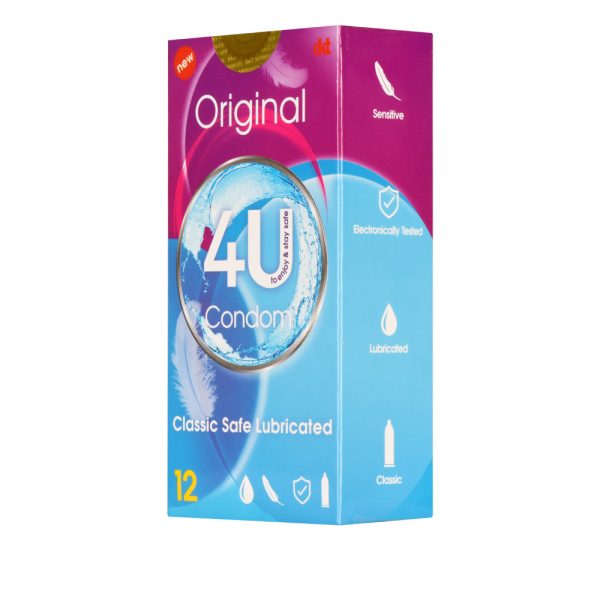 کاندوم فور یو مدل Original بسته 12 عددی4U - Original Condoms 12pcs