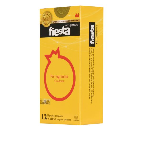 کاندوم فیستا مدل Pomegranate بسته 12 عددیFiesta - Pomegranate Condoms 12pcs