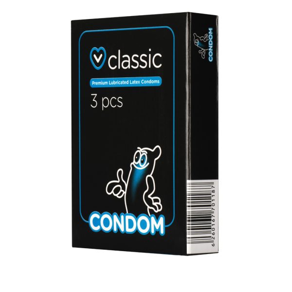 کاندوم مدل classic بسته 3 عددیCondom - Classic Condoms 3pcs
