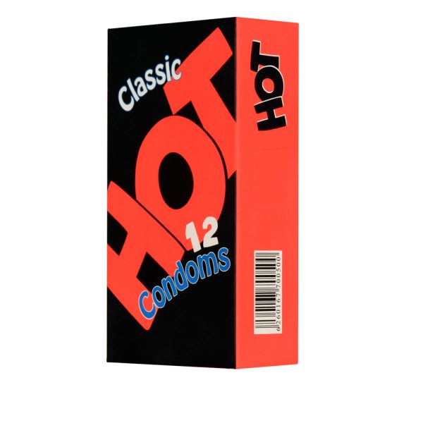 کاندوم هات مدل classic بسته 12 عددیHot - Classic Condoms 12pcs