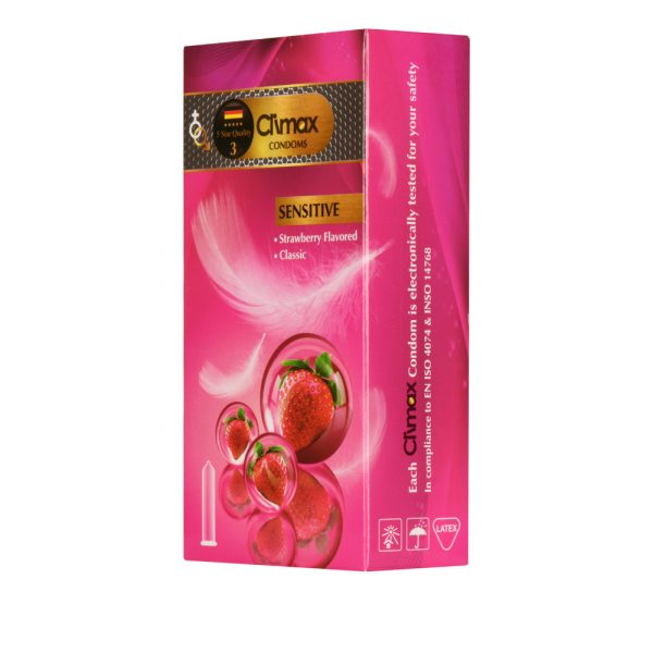 کاندوم کلایمکس مدل Sensitive بسته 12 عددیClimax - Sensitive Condoms 12pcs